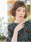 シースルーバング前下がり韓国風オン眉ボブc6志木20代30代40代