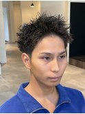スパイキーショート/ツイストスパイラルパーマ/¥10900/小野直樹