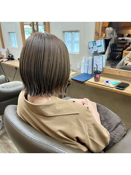 リアンヘアデザイン(Lian hair design) 切りっぱなしアッシュベージュ♪