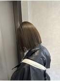 オリーブベージュ/船橋/くすみベージュ/細めハイライト