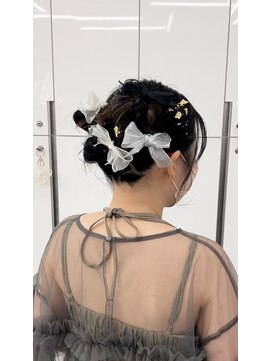 アマトウキョウ アユンチェ(AMA TOKYO×AYUNCHE) ボブヘア リボンstyle