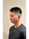 スキンフェード 短髪 ビジネスショート