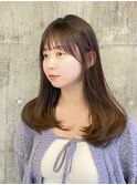 ローレイヤー/秋カラー/顔周りカット