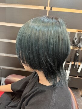 テーラヘアー 瑞江店(TELAHAIR) 個性的なターコイズブルー【TELAHAIR瑞江】