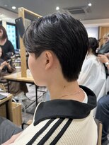 ノラ ギンザ(NORA GINZA)&nbsp;ダウンパーマニュアンスパーマセンターパートコンマヘア髪質改善