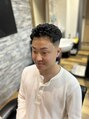 バーバーブロス(BAR BER bro's) パーマをかけて動きを出すセットでかっこよくなります!