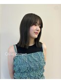 透け髪オリーブブラウン☆