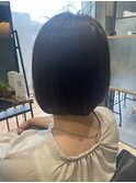 乾かすだけでまとまるボブスタイル♪