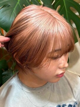 ネハス 名古屋栄店(nehus.) ブリーチ/クラゲヘアー/小顔に見せるヘア/ココアベージュ