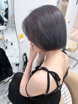 天神美容室 ブリーチ×グレージュ