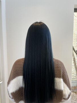 サルー ヘアーメイク ブルーブラック