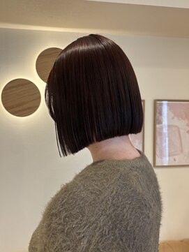 ラヴィズム 名駅店(LUVISM) ボブ/ミディアム/レイヤー/顔周りレイヤー/艶カラー/パーマ