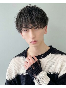 クレオ 片江店(CREO) メンズ爽やかマッシュ×波巻きツイストスパイラルパーマ