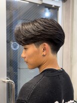 ニコトウキョウ 新宿(nico TOKYO) テーパーフェードニュアンスパーマ刈り上げセンターパートメンズ