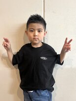 ルーツ ヘア デザイン(roots hair design)&nbsp;四ツ橋美容室★roots★キッズカット男の子★親子カット