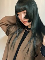 スイウ(suiu)&nbsp;深みグリーン×ニュアンスロング