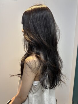 ヌープヘアーアイス(NUUP.hair ici) ★ブリーチなし透明感カラーオリーブグレージュミントカラー