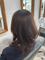 ネクストヘアー(Next.hair)&nbsp;ふんわりミディアムレイヤースタイル
