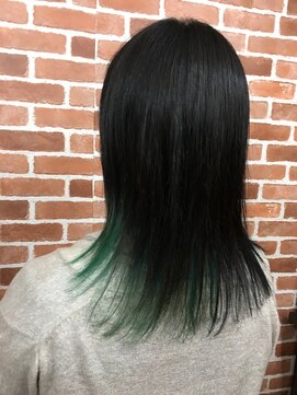 シュガービー(SUGAR-B) 【SUGAR-B】グリーン&ブルーインナーカラー