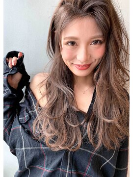 ブラン 梅田(Blanc) 【Blanc/梅田】3Dカラー/無造作カール/ロング2