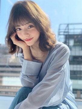 ジーナ 渋谷駅前(Zina) 【Zina　渋谷】セシルカットフリンジウェーブ×大人かわいい前髪