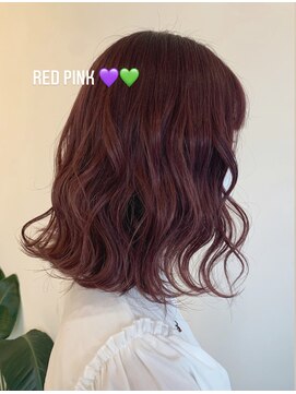 レガシーヘアーデザイン(Legacy hair design) 「レッドピンク」