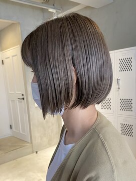 エリマ 調布(elima) ミニボブ/ショートボブ/グレージュ/ベージュ/大人ボブ/ショート