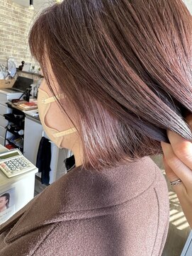 ヘアーリゾートガーデンバイトロント 船橋法典店(Hair Resort Garden by Toronto) インナーピンクベージュ【船橋、西船橋、市川大野、新船橋】