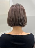 ハイライトバレイヤージュダブルカラーショートカット30代40代