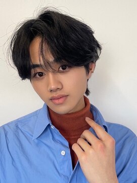 ツーダブルバイフィフス 茶屋町店(WW.. by fifth) センターパートニュアンスパーマツイストメンズスパイラルパーマ