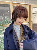 マッシュショート×デザインカラー