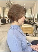 自然な丸み　丸みのあるシルエット　40代50代柔らかショート