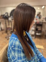 アンジュ ラヴィ(Ange Lavie)&nbsp;ブリーチ毛でも酸性ストレートでツヤ感を♪KG029