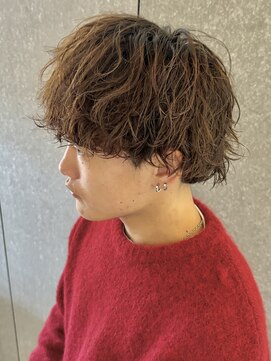 ニアウ 太田店(Niau) メンズパーマ波巻きスパイラルパーマツイストスパイラルパーマ