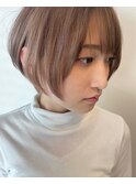 王道ショートは可愛いだけwithハイトーンカラー