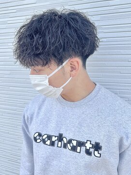 デプト(DEPT.) ツーブロックマッシュ/ツイストスパイラルパーマ/佐賀/メンズ］