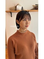 ガーランド (Garland)&nbsp;切りっぱなしボブ/シースルーバング/前髪/原宿神宮前