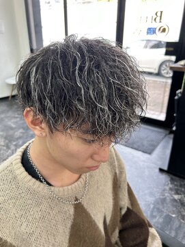 ブルーオーシャン 大牟田店(BlueOcean) ホワイトハイライト×ツイストスパイラル