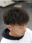 ツイストスパイラルパーマ/メンズパーマ/メンズマッシュ