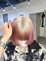 ペレ 栄店(PELE)&nbsp;前髪/アンブレラカラー/こなれミディ/イメチェン/ウェーブパーマ