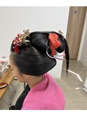 日本髪おしどり