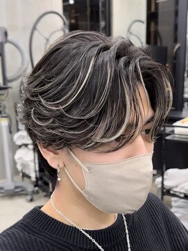 メンズヘアセンス 渋谷(MEN'S HAIR SENSE) 【お客様メンズヘア】毛流れセンターパート［渋谷駅/眉毛］