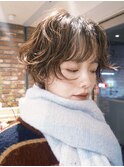 【macana】ショートボブパーマ デジタルパーマ 登戸