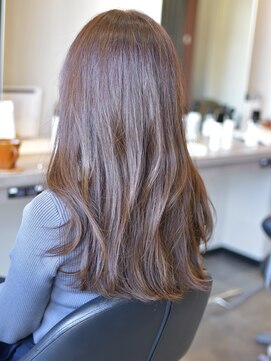 スイ(Sui) ロングレイヤー/艶髪/バイオレット/ピンク/30代/40代