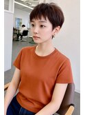 【Owll】石田学史jピンクブラウン刈り上げショート20代30代40代