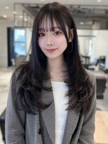 ノク 渋谷(nok)&nbsp;ワンカール レイヤーカット シースルーバング ハッシュカット