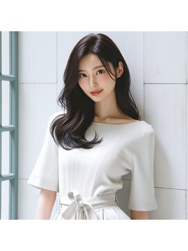 ヘアーズ ベリー 下白水店(hairs BERRY) くせ毛風カールエアリーカールこなれヘア艶感黒髪ネビージュ