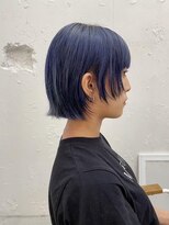 ロミー 本厚木(ROMMY.) くびれボブ◎前髪ショートボブ◎ブルーカラーダブルカラー本厚木