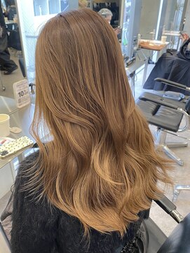 サンクプロジェクト(cinq PROJECT) ピンクミルクティーヘーゼルマロンブラウンベージュ韓国レイヤー