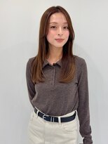 アイユー(ii+U)&nbsp;レイヤーカット　　ナチュラルベージュ 髪質改善